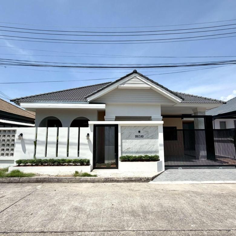 บ้านเดี่ยวชั้นเดียว หมู่บ้านปาริชาติ รูปที่ 1