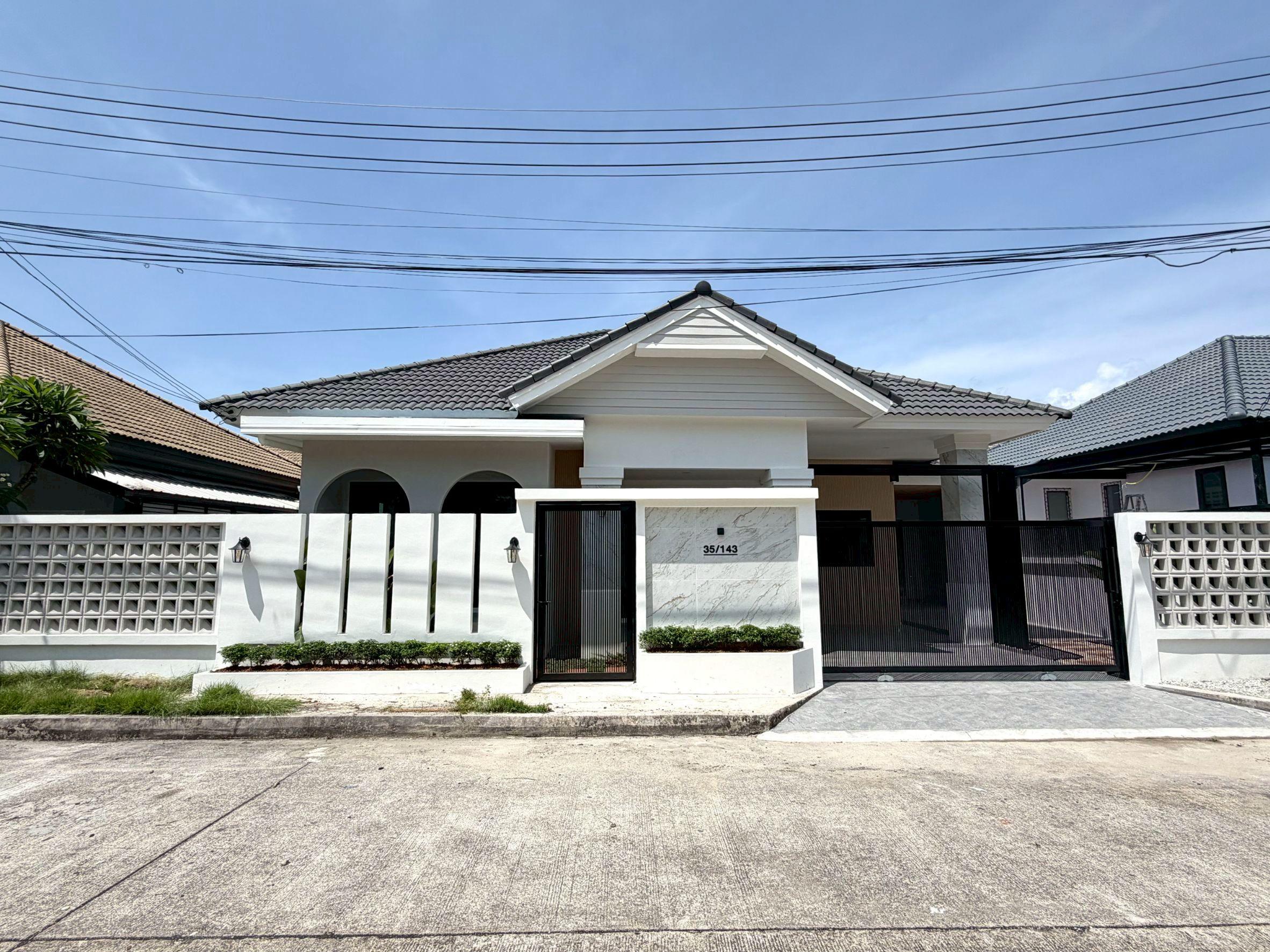 01-60 บ้านเดี่ยวชั้นเดียว หมู่บ้านปาริชาติ รูปที่ 1