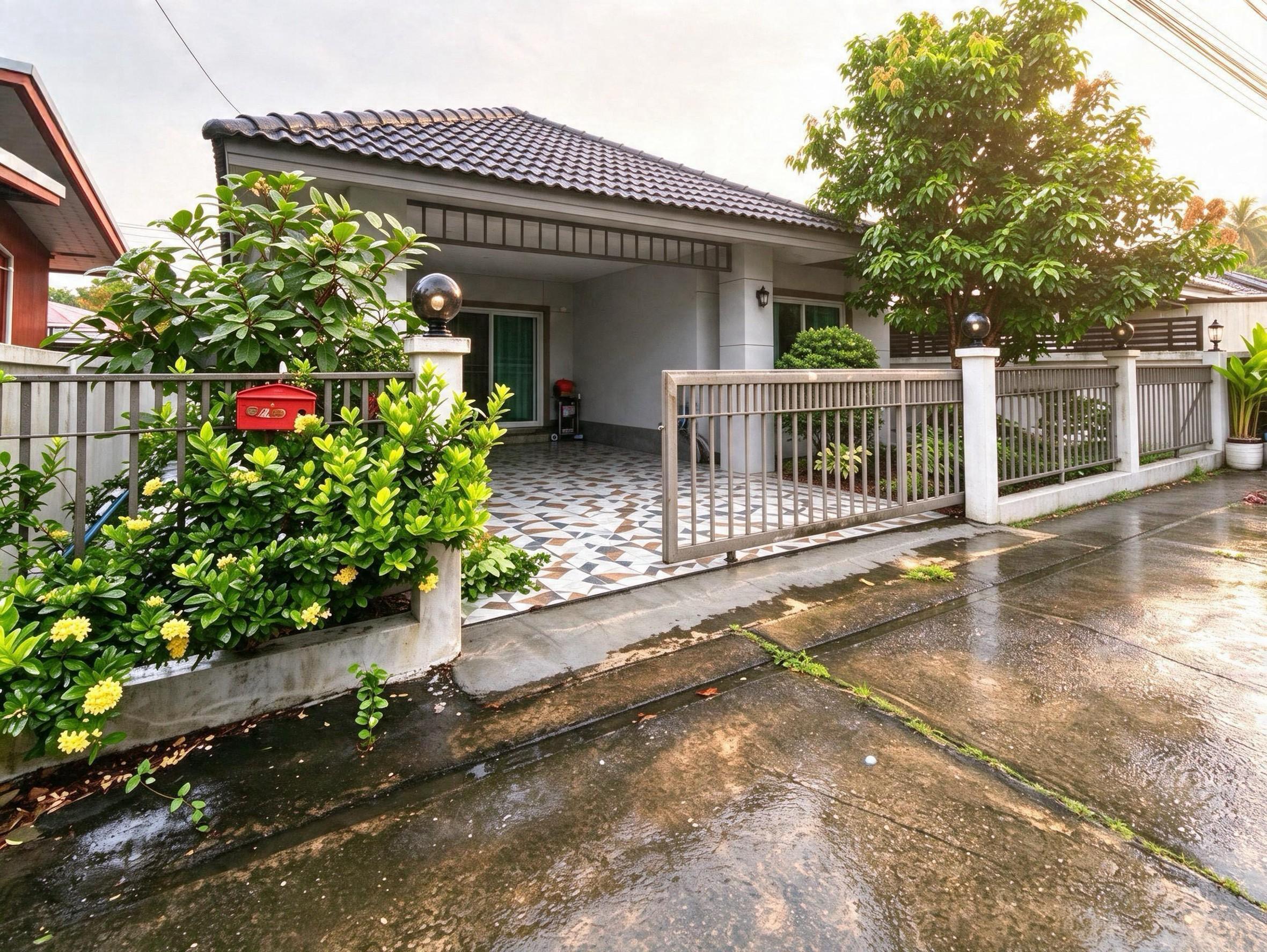 บ้านเดี่ยวชั้นเดียว รูปที่ 1