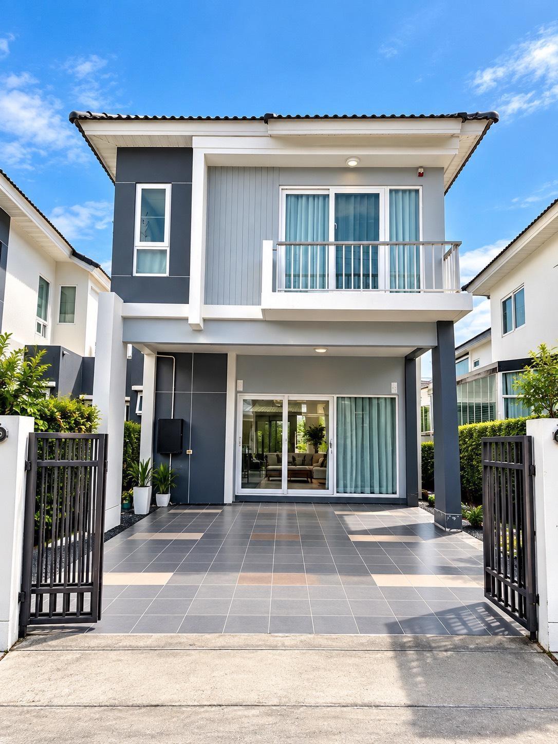 01-8 บ้านแฝดชั้นเดียว ศุภาลัย ปาล์มสปริง รูปที่ 1